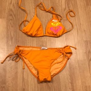 Orange Roxy bikini -Size Large